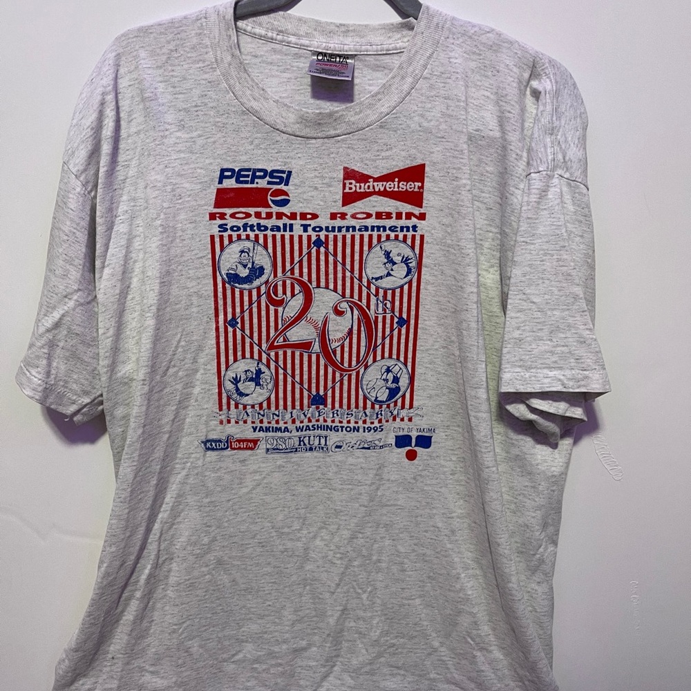 Vintage 1995 Softball Tournament Tee